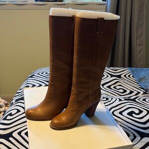 Lucky Brand Tan Heeled Boots